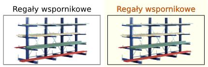 Regały magazynowe, regały wspornikowe